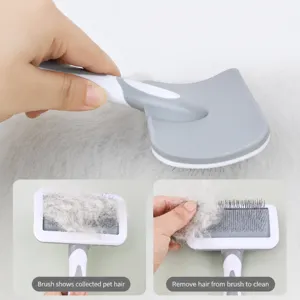 Cepillo de aseo para perros y gatos herramienta profesional para quitar el pelo.