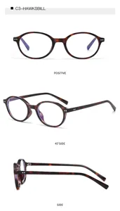 Classic tortoise shell round optical glasses frame featuring modern blue light blocking lenses.
