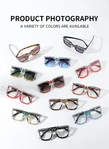 Fashion rhinestone large frame sunglasses with crystal butterfly decor for dames outdoor.