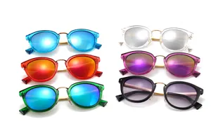 Colorful reflective sunglasses featuring durable frames and gradient lenses for stylish daily wear.