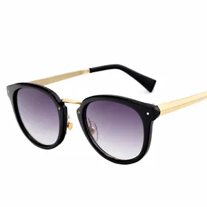 Fashion Round Sunglasses For Men Women Transparent Frame Metal Temple Reflective Lens Colorful Outdoor Eyewear UV400 Sun Glasses