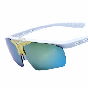 Lunettes de Soleil de Sport Unisexe TR90 PC UV400 Protection Cyclisme Lunettes pour Hommes Femmes Mode Extérieur