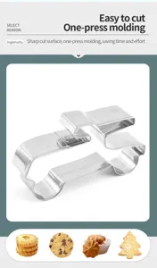 Stainless steel military pattern cookie cutter DIY baking mold for biscuits and pastries
