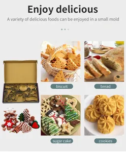 Kit de 12 emporte-pièces à biscuits en acier inoxydable, outil de pâtisserie DIY.