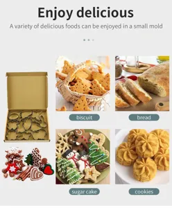Set di stampi per biscotti di Pasqua 12 pezzi formine dolci e pasticceria DIY set prof