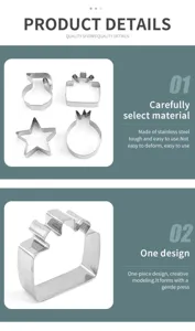 Stainless steel Hanukkah cookie cutter detail showing smooth material and durable one-piece design.