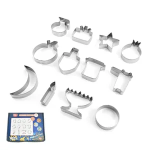 Roestvrij Staal Hanukkah Koekjessnijder Set Metalen Koekjesvorm DIY Bakgebak Gereedschap Voor Keuken Feest Bakken