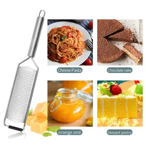 Rape a fromage en acier inoxydable zesteur de citron et chocolat pour cuisine pratique
