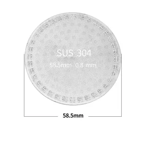Edelstahl Espresso Puck Screen 58.5mm Kaffeefilter Netz für Siebträger Korb.