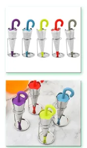 Stainless steel umbrella tea infuser creative leaf strainer cute tea filter accessories