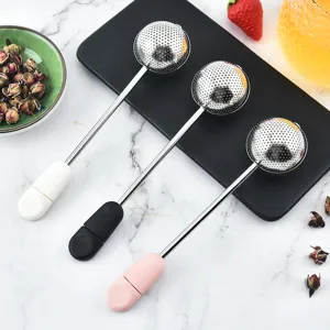 Roestvrij Staal Roterende Theezeef Draaibare Handgreep Thee-ei Bal Filter Voor Losse Thee Keuken gadgets