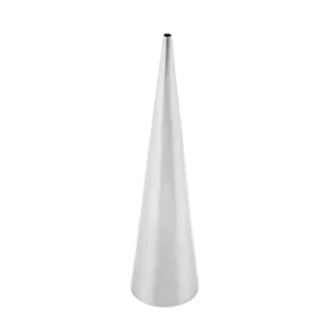 Stainless steel croissant mold pastry horn conical baking tube cone cream roll mold for kitchen.