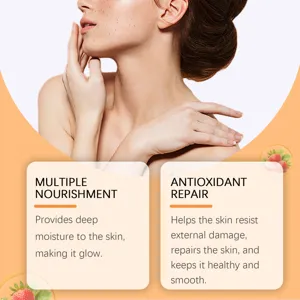 Strawberry body oil deep moisturizing and nourishing skin for smooth and glowing appearance