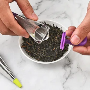 Stainless steel umbrella tea infuser creative leaf strainer loose tea steeper tool kitchen