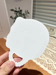 White resin cartoon storage tray cute jewelry dish desktop organizer decorative coaster home decor