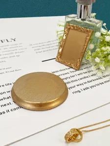 Nordic luxury resin storage tray candle base for jewelry display and home photography props.
