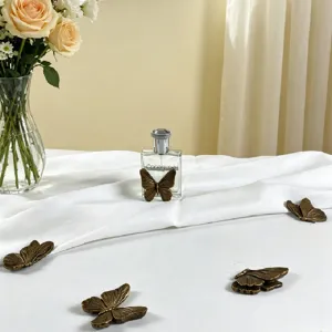 Calamita da frigo farfalla bronzo 3D resina vintage decorazione murale magnetica nuova