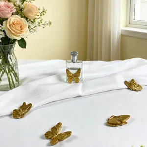 3D Farfalla Calamita Frigo Oro Resina Muro Decorazione Simulazione Insetto Casa