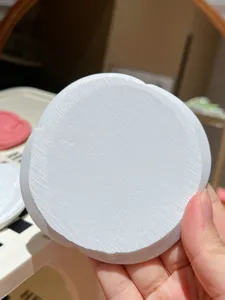 White irregular resin tray detail dish for jewelry display and photo props photography.