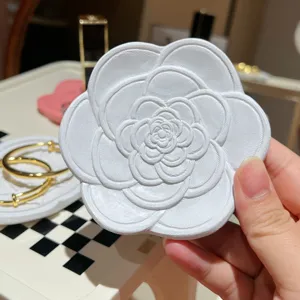 White camellia flower resin jewelry tray cosmetic dish photography prop main display