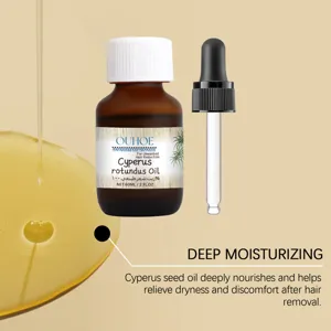 OUHOE Olio Depilatorio Cyperus Rotundus 60ml Lenitivo Idratante Cura Del Corpo Essenziale