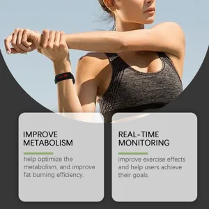 Montre connectee de sport bracelet fitness avec affichage LED pour entrainement exterieur quotidien.