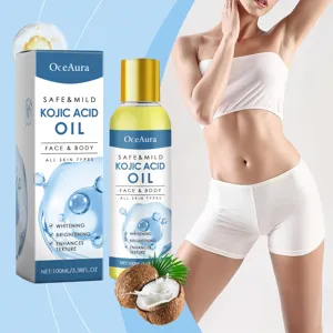 Kojic Acid Face And Body Skincare Essence Oil Deep Moisturizing And Whitening Skin Brightening Liquid For Daily Care