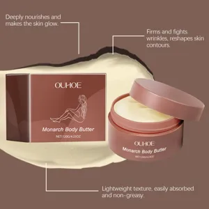OUHOE Monarch Body Butter hydrating body cream deeply nourishes, firms and softens skin 120g