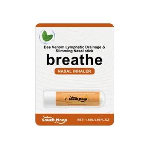 Inalatore nasale alle erbe South moon, bastoncino botanico portatile per aria fresca quotidiana.