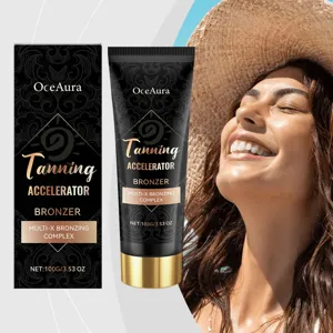 Crema Aceleradora de Bronceado para Exteriores Loción Bronceadora Hidratante para Cuidado de la Piel Corporal