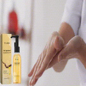 Έλαιο ντους Oceaura Oud Sandalwood λεπτομέρεια, θρεπτική και ενυδατική περιποίηση σώματος.