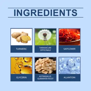 Vista detallada de ingredientes a base de hierbas para roll-on de cuidado corporal.