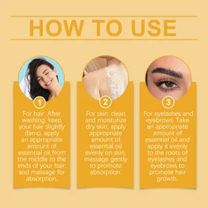 Pure huile de ricin biologique pour la croissance des cheveux, des cils et des sourcils.