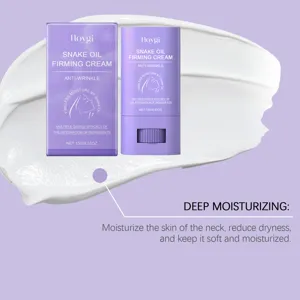 HOYGI Snake Oil Firming Neck Cream Stick Anti-Wrinkle Deep Moisturizing Care Stick 15g