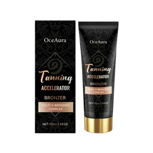 OceAura acelerador de bronceado bronzer crema corporal cuidado solar verano 100g