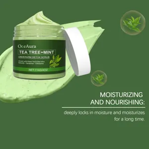 OceAura Apopolektiko Somatos Me Tea Tree & Menta 114g Endatiko Enydatiko Threptiko Peeling