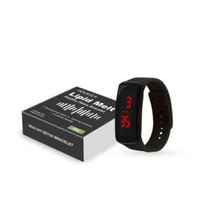 HOUKEA Nero LED Elettronico Sport Orologio Fitness Gestione Tempo Esterno Portatile Bracciale