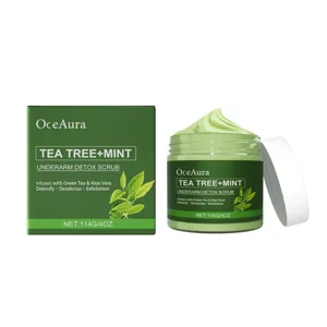 OceAura απολέπιση σώματος tea tree mint detox μασχάλης περιποίηση δέρματος απαλή φρέσκια
