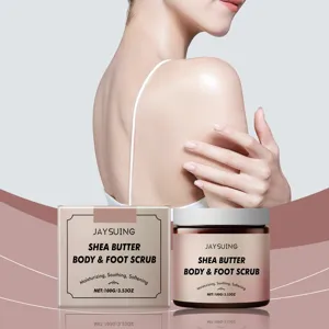 Φυσικό Scrub Σώματος με Βούτυρο Καριτέ Απολεπιστικό και Βαθιά Ενυδατικό Φροντίδα Δέρματος για Σώμα και Πόδια