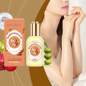 Huile Corporelle à la Guimauve Huile de Soin Hydratante et Hydratante Légère Absorption Rapide Nourrissante pour la Peau