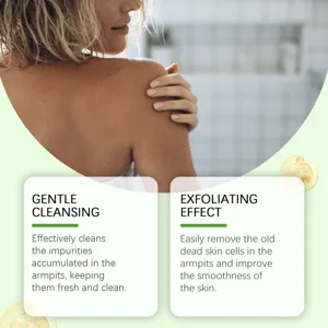 Detailed view of body scrub showing gentle cleansing and exfoliating effects for smooth skin.