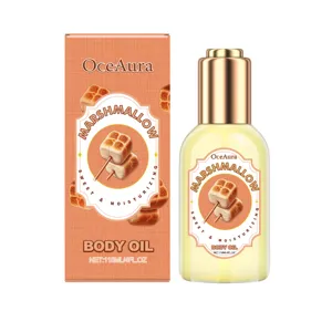 Huile corporelle OceAura marshmallow pour une hydratation profonde et douce de la peau, 118ml.