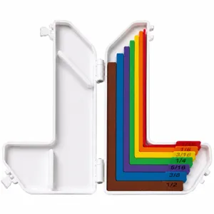 Guías de Alineación para Manualidades en Papel Reglas de Posicionamiento en L Plástico Multicolor Herramienta Scrapbook