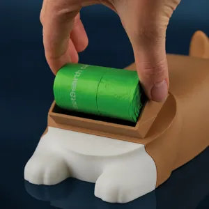 Θήκη σακουλών σκύλου Corgi, χαριτωμένος διανομέας για σακούλες απορριμμάτων κατοικιδίου.