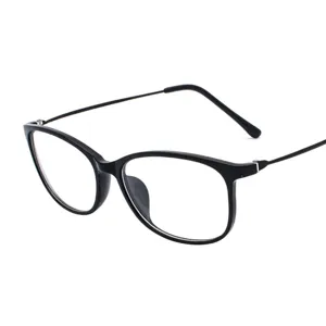 Vintage black full frame glasses for men and women, stylish optical eyeglasses frame