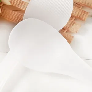 Anti-aanbak plastic rijstlepel voor rijstkoker, grote opscheplepel voor in de keuken.