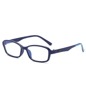 Blaulichtfilter-Brille für Kinder mit flexiblem blauem Silikonrahmen zum Augenschutz