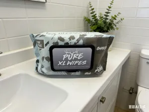 Extra large flushable wet wipes thick personal hygiene toilet wipes for daily use 80 sheets