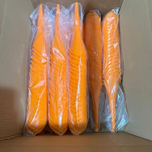 Long mouth plastic oil funnel set, stacked and packed in box for auto and motorcycle use.