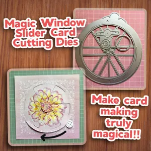 Fustella in Acciaio al Carbonio Stampo per Goffratura Floreale Modello Cavo in Metallo per Scrapbooking Fai da Te